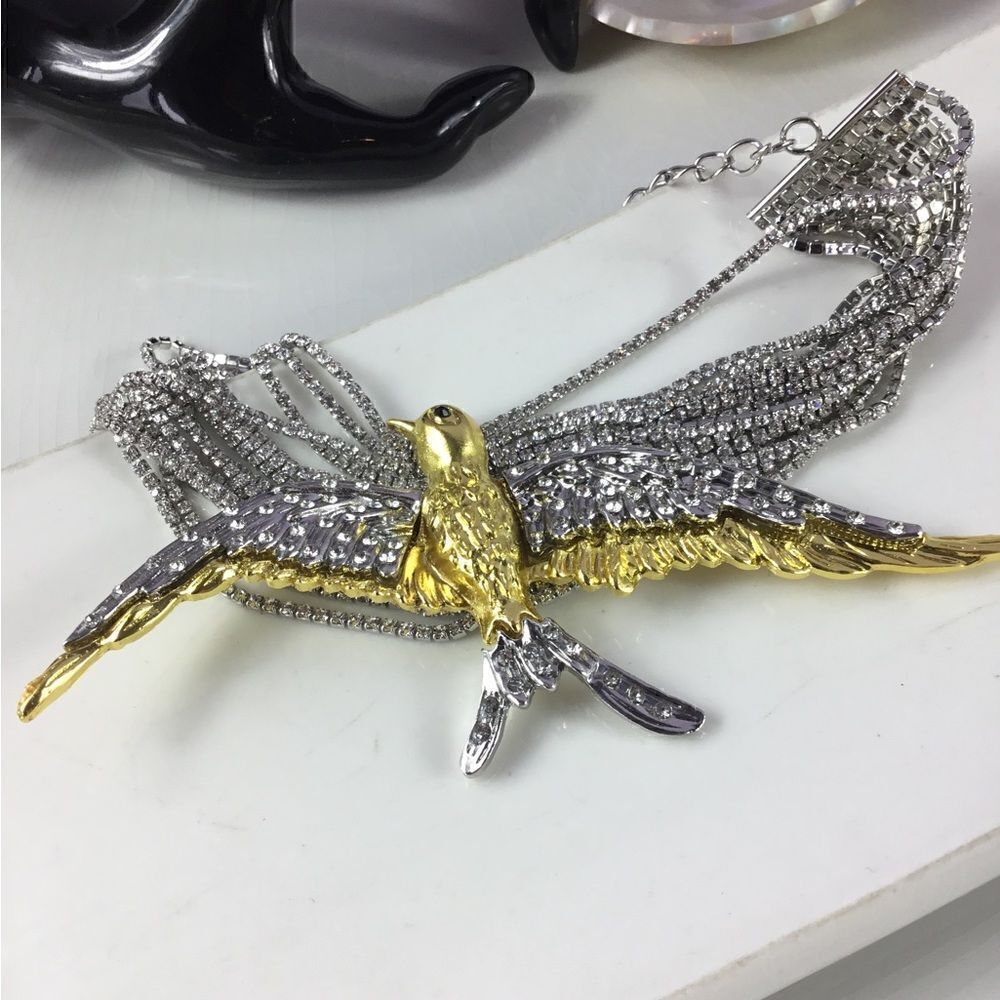 Zara Swan Choker Necklace - Picture 8 of 16